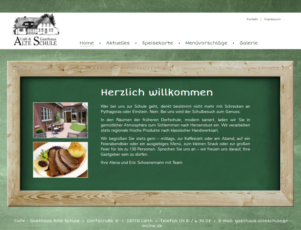 Homepage: Alte Schule Lieth