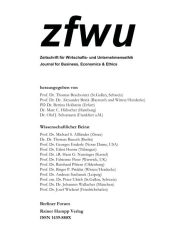 zfwu – Zeitschrift für Wirtschafts- und Unternehmensethik – 1.2015