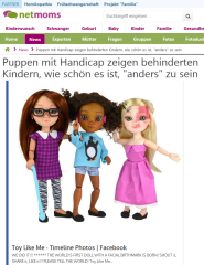 Screenshot netmoms.de - Puppen mit Handicap