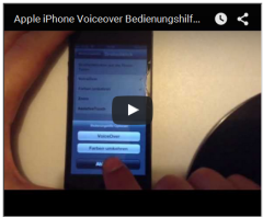 Apple VoiceOver, Screeenshot http://youtu.be/sxN6xatYPPk