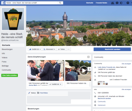 Screenshot https://www.facebook.com/Heide.schlaeft.nie/