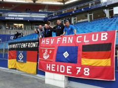 HSV Fan Club Fahne, Foto: privat