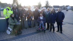 Bahnhofsbegehung in Heide am 11.03.2019; Foto: Susanne Junge