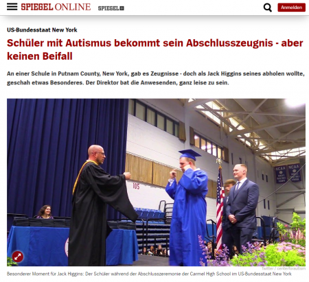 Screenshot spiegel-online.de, https://www.spiegel.de/lebenundlernen/schule/new-york-autistischer-schueler-bekommt-keinen-beifall-fuer-sein-abschlusszeugnis-a-1276644.html