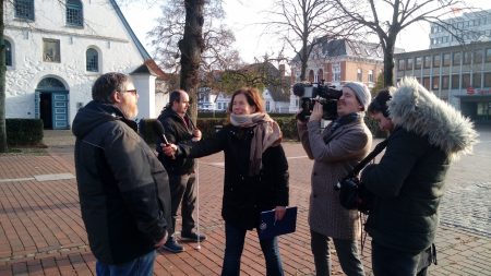 Frank Arps beim Filmdreh, Foto: Susanne Junge