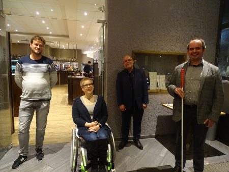 Verein "Auf Augenhöhe" - der Vorstand: Benjamin Obermann, Megan Dahleke, Thomas Felskowsky und Carsten Dethlefs (v.l.) - Foto: Andrea Henkel